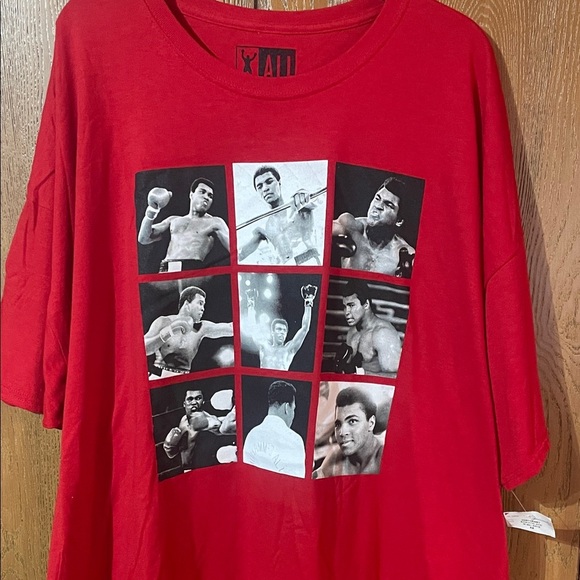 Muhammad Ali Other - ALI - The Greatest - Red Graphic T-Shirt - 4XL